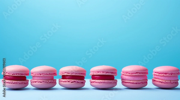 Obraz 粉色马卡龙