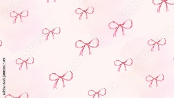 Obraz Aesthetic bow wallpaper