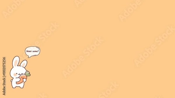 Obraz Cute animal character wallpaper