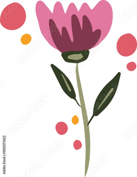 Obraz pink lily flower