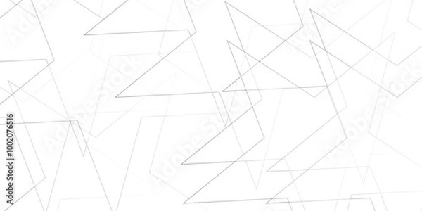 Fototapeta Abstract background with lines and rectangle shapes. Abstract geometric vector seamless pattern digital technology white background.