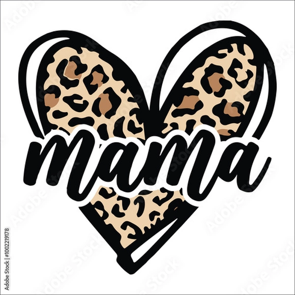 Fototapeta Leopard Mama Mini Shirt Png Svg, Leopard Mama Png, Leopard Mini Png, Leopard Heart Mama Png Svg, Mama Mini Png, Mama Png, Mama Mini Matching