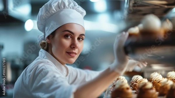 Obraz pastry chef women