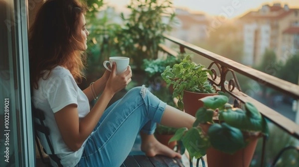 Obraz a coffee and a beautiful view