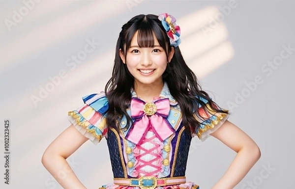 Fototapeta 可愛いアイドル　AI生成画像