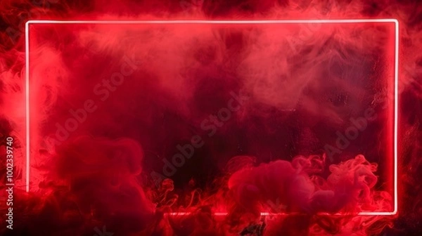 Fototapeta Dark red and black smoke texture backgrounds with space for bright text design