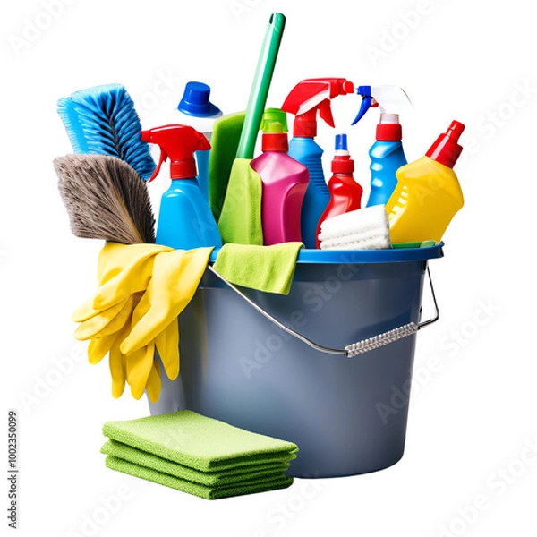 Obraz bucket and mop cleaning 