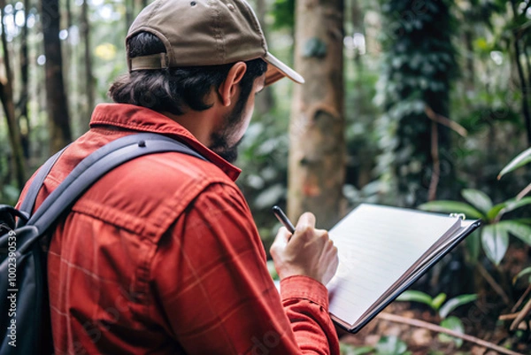 Fototapeta man with backpackbook, reading, park, person, sitting, people, senior, student, nature, outdoors, computer, business, boy, smiling, woman, grass, education, read, lifestyle, laptop, leisure, school, h