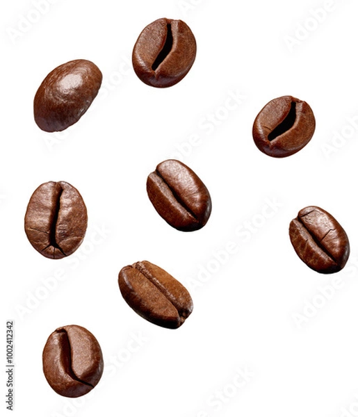 Fototapeta coffee bean brown roasted caffeine espresso seed