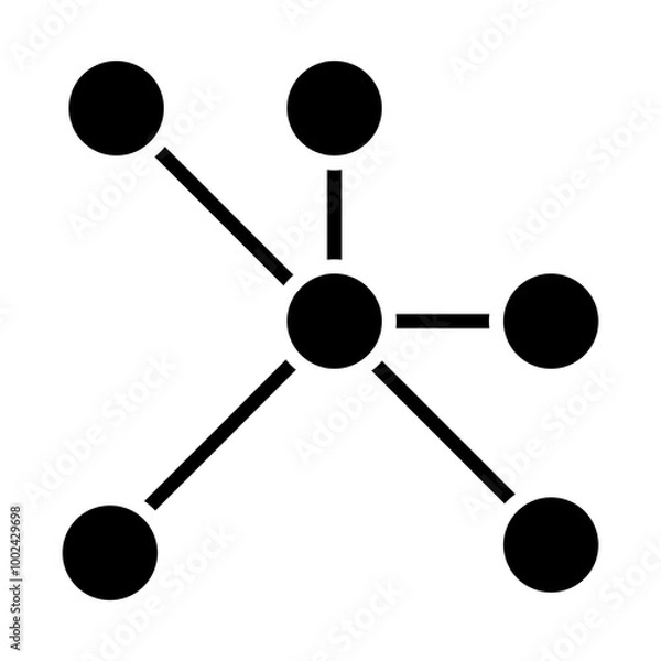 Obraz Concept Map icon style