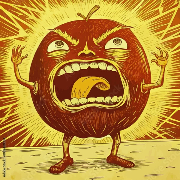 Obraz Orange Crazy Hungry