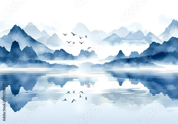 Fototapeta Chinese style background