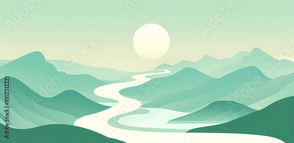 Fototapeta Chinese style background