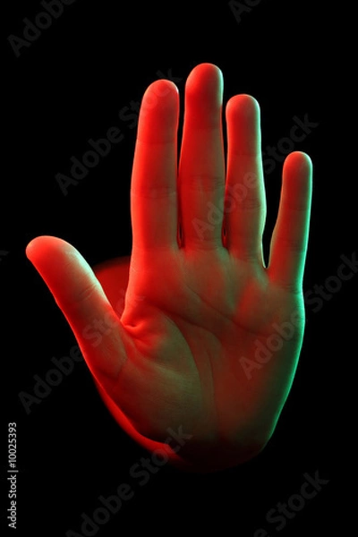 Obraz hand gesture, stop