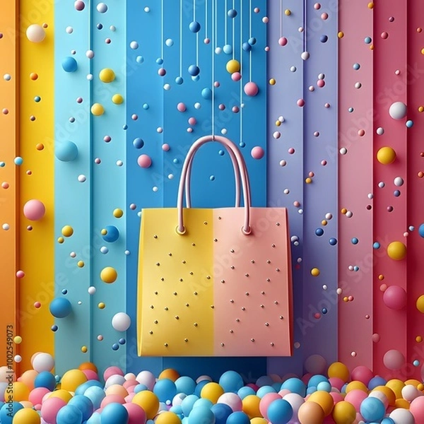 Obraz bag shopping poster