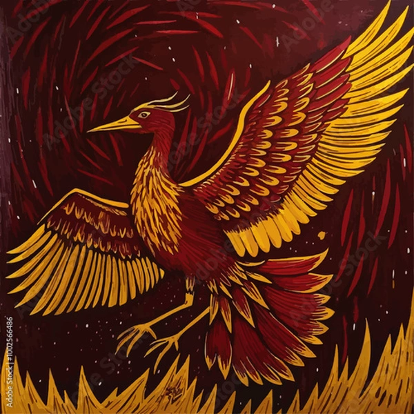 Obraz background with bird