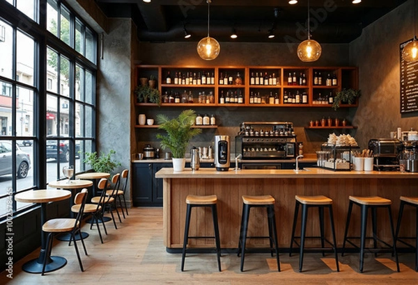 Obraz interior of cafe