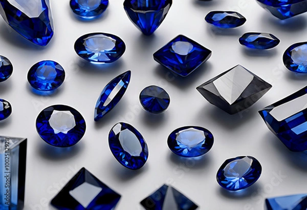 Obraz diamonds on blue