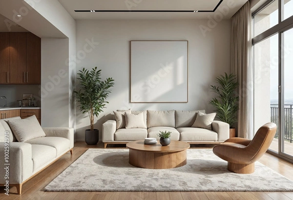 Fototapeta modern living room