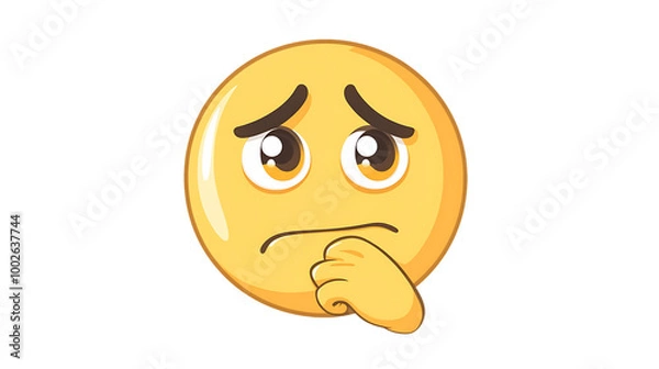 Obraz Smiling yellow faces with eggs and happy expressions, a playful vector illustration of smilies for fun design