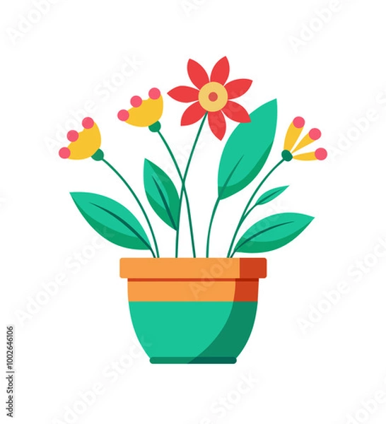 Obraz Flowers Pot