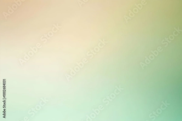 Obraz Gradient soft beige to light green abstract background