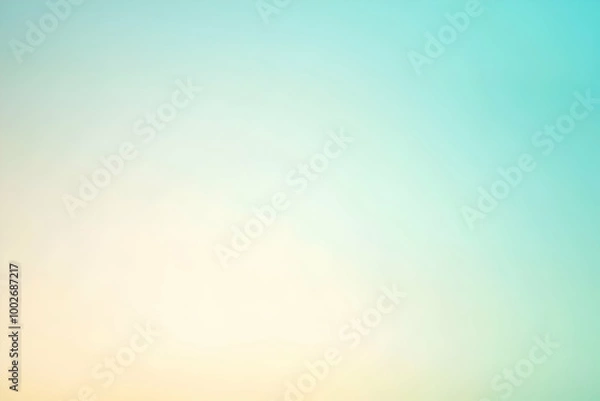 Fototapeta Gradient light mint to light seafoam abstract background