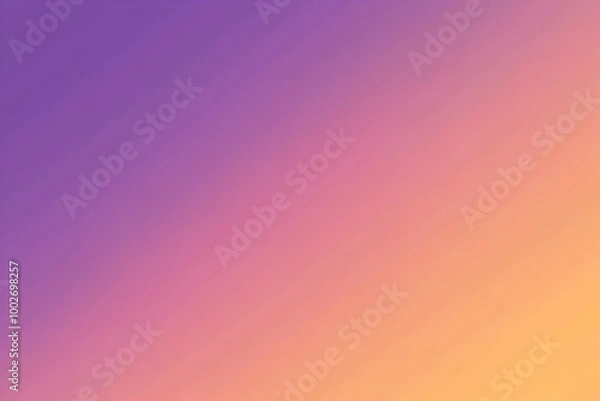 Fototapeta Gradient light violet to pastel orange abstract background