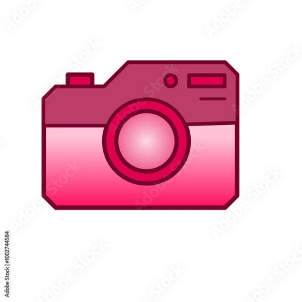 Fototapeta camera icon vector simple design illustration 