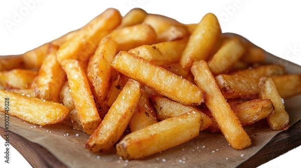 Obraz potato chips isolated on white background