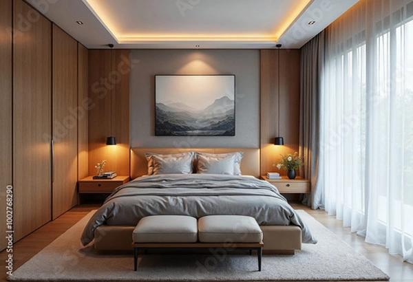 Fototapeta luxury hotel room