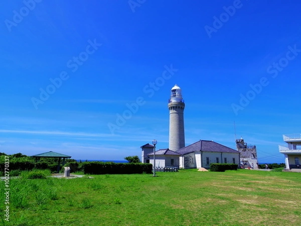 Fototapeta 角島灯台(山口県下関市)