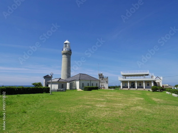 Fototapeta 角島灯台(山口県下関市)