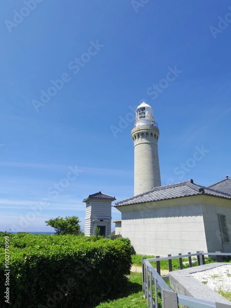 Fototapeta 角島灯台(山口県下関市)