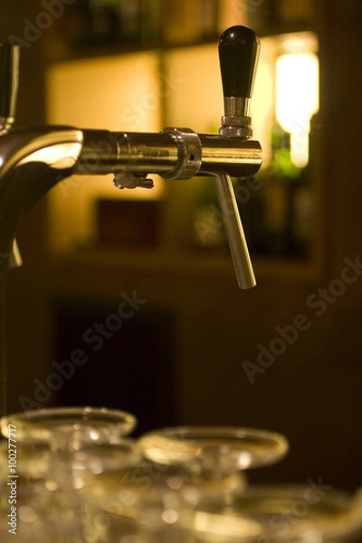 Obraz Zapfhahn in einer Bar