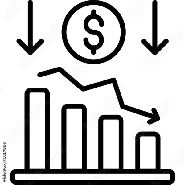 Fototapeta Reduce Icon