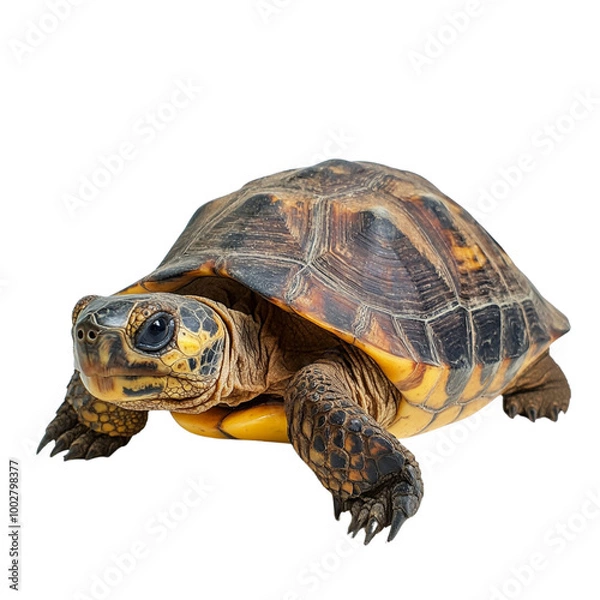 Fototapeta turtle isolated on white background