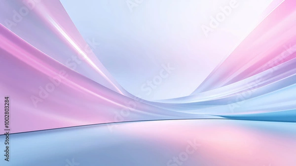 Fototapeta Simple business Background for Your Design Project with Light colors 3D Shapes and Lines