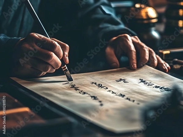 Obraz writing a letter