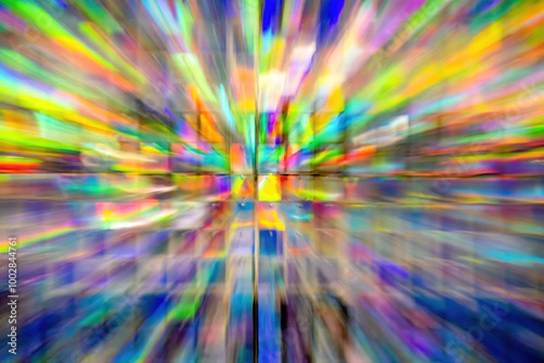 Obraz Zoom movement of multicolor silver Iridescent Shimmer Wall Backdrop 