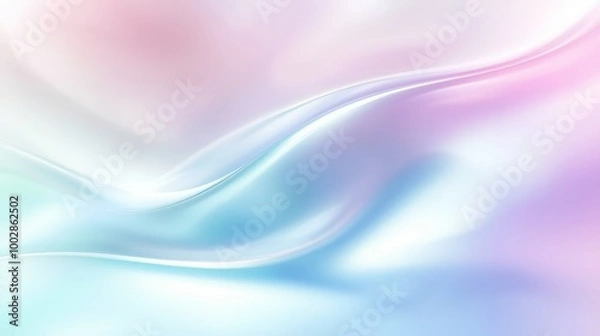 Obraz Abstract Pastel Gradient Background with Smooth Curve, abstract, background