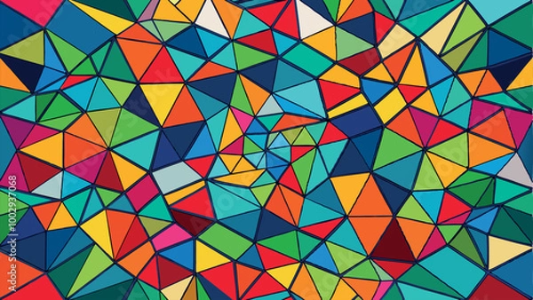 Fototapeta abstract geometric background