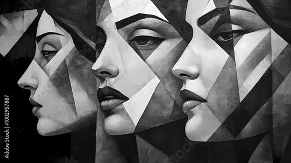 Fototapeta Faces of Reflection