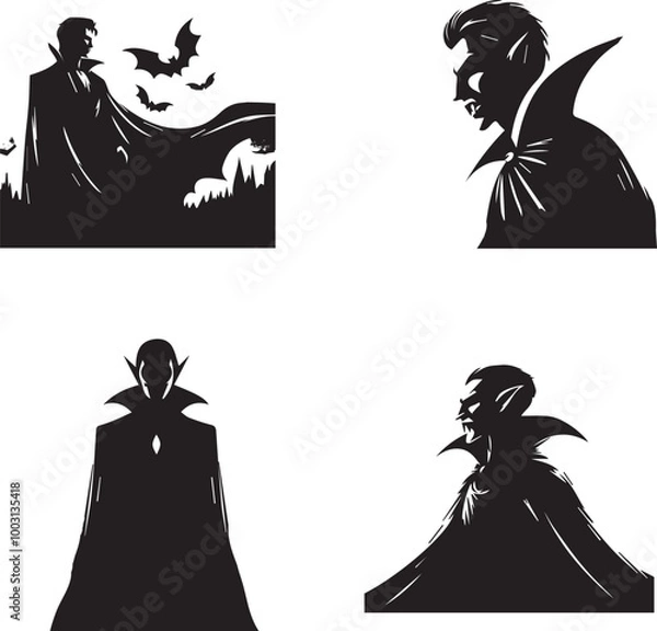 Obraz vampire silhourtte