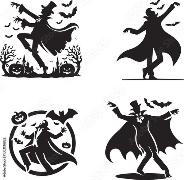 Obraz vampire silhouette