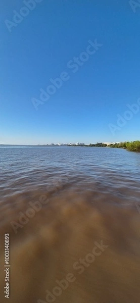 Obraz Região central de Porto Alegre, Brasil, vista do Parque do Pontal.