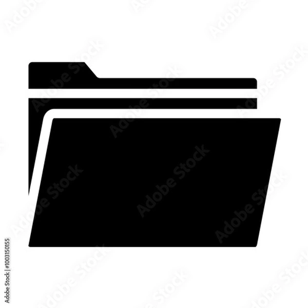 Fototapeta Folder vector icon style