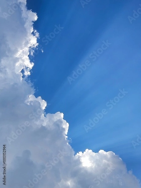 Obraz Raggi tra le nubi