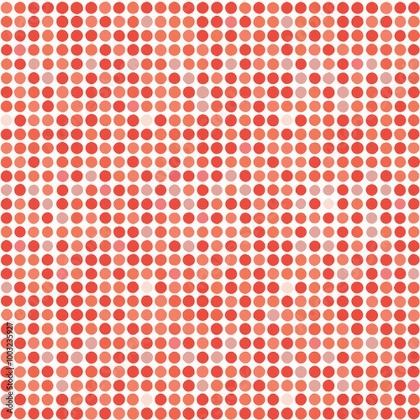 Fototapeta red polka dots pattern