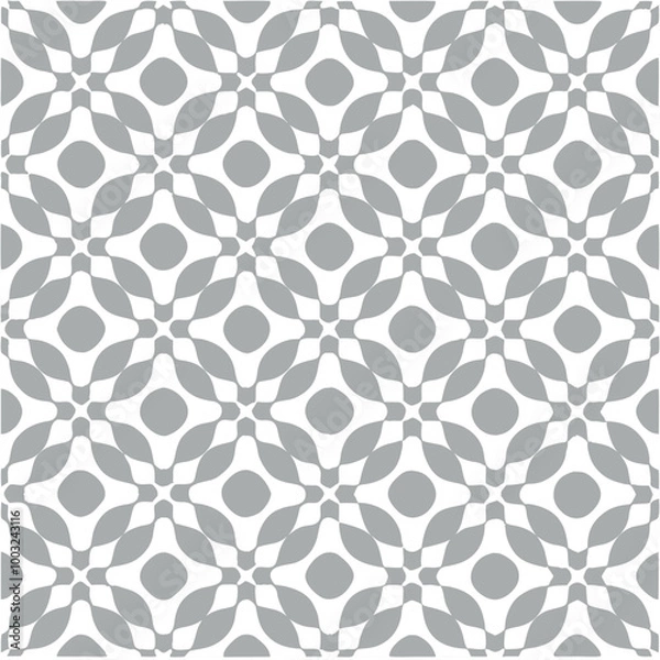 Fototapeta vector seamless pattern with flowers